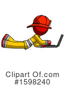 Red Design Mascot Clipart #1598240 by Leo Blanchette