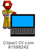 Red Design Mascot Clipart #1598242 by Leo Blanchette