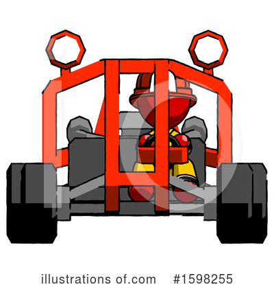Royalty-Free (RF) Red Design Mascot Clipart Illustration by Leo Blanchette - Stock Sample #1598255