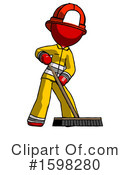 Red Design Mascot Clipart #1598280 by Leo Blanchette