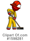 Red Design Mascot Clipart #1598281 by Leo Blanchette