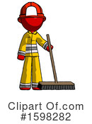 Red Design Mascot Clipart #1598282 by Leo Blanchette