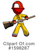 Red Design Mascot Clipart #1598287 by Leo Blanchette
