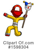 Red Design Mascot Clipart #1598304 by Leo Blanchette