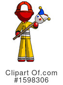 Red Design Mascot Clipart #1598306 by Leo Blanchette