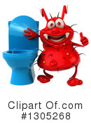 Red Germ Clipart #1305268 by Julos