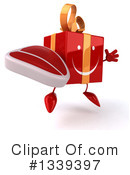 Red Gift Character Clipart #1339397 by Julos