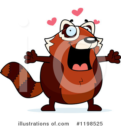 Royalty-Free (RF) Red Panda Clipart Illustration by Cory Thoman - Stock Sample #1198525