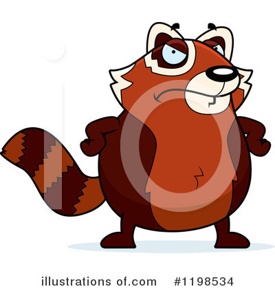 Red Panda Clipart #1198534 by Cory Thoman