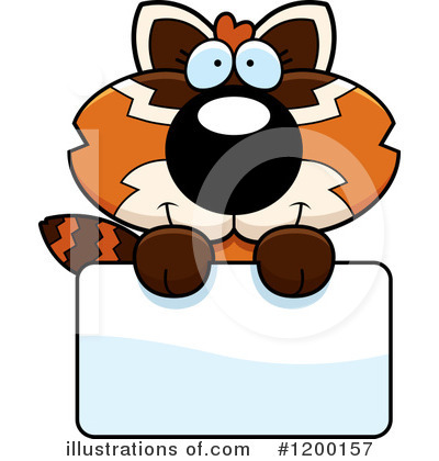 Royalty-Free (RF) Red Panda Clipart Illustration by Cory Thoman - Stock Sample #1200157