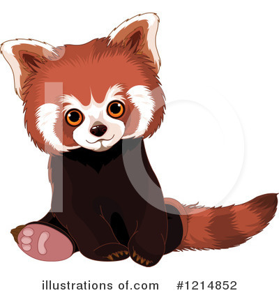 Royalty-Free (RF) Red Panda Clipart Illustration by Pushkin - Stock Sample #1214852