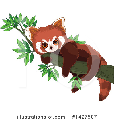 Royalty-Free (RF) Red Panda Clipart Illustration by Pushkin - Stock Sample #1427507