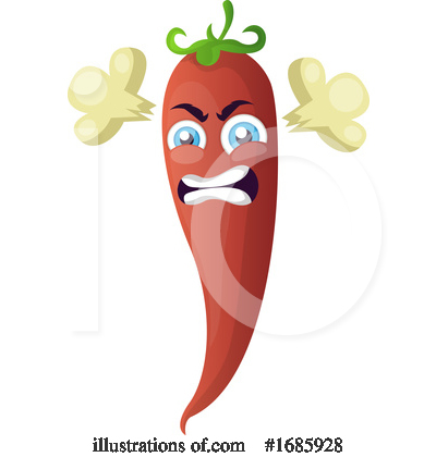 Red Pepper Clipart #1685928 by Morphart Creations
