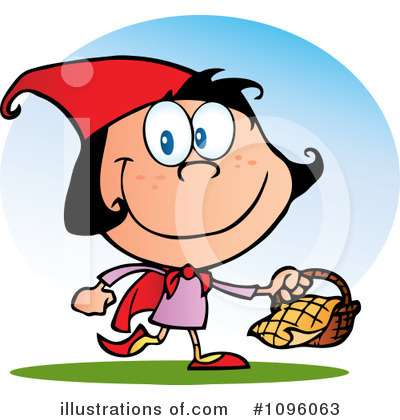 Red Riding Hood Clipart #1096063 by Hit Toon