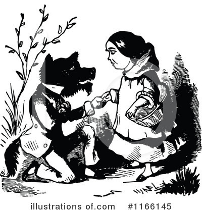 Red Riding Hood Clipart #1166145 by Prawny Vintage