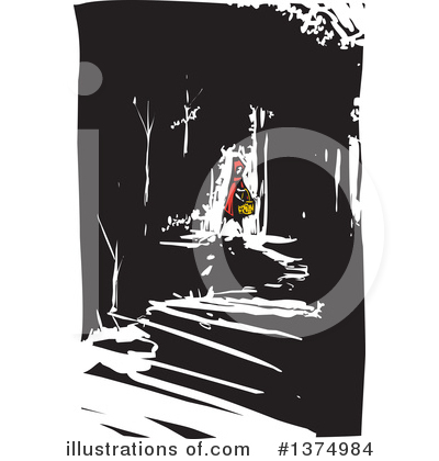 Royalty-Free (RF) Red Riding Hood Clipart Illustration by xunantunich - Stock Sample #1374984