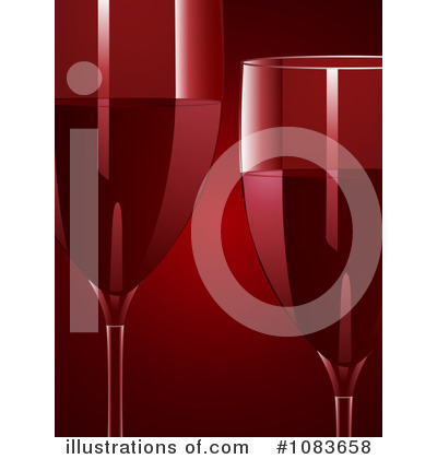 Royalty-Free (RF) Red Wine Clipart Illustration by elaineitalia - Stock Sample #1083658