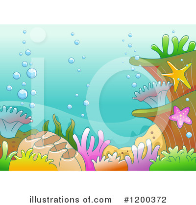Sea Anemone Clipart #1200372 by BNP Design Studio