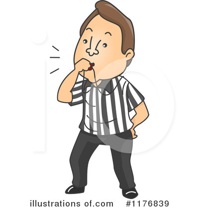 Royalty-Free (RF) Referee Clipart Illustration by BNP Design Studio - Stock Sample #1176839