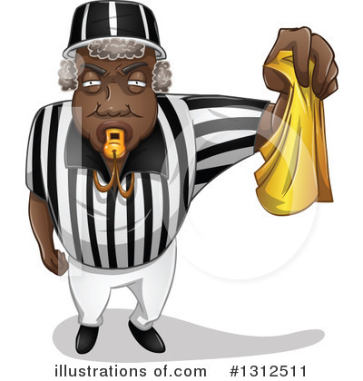 Royalty-Free (RF) Referee Clipart Illustration by Liron Peer - Stock Sample #1312511