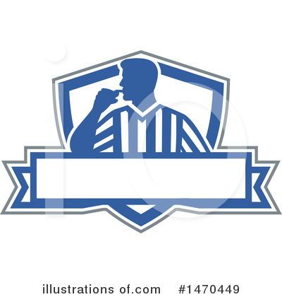 Royalty-Free (RF) Referee Clipart Illustration by patrimonio - Stock Sample #1470449