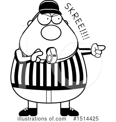 Royalty-Free (RF) Referee Clipart Illustration by Cory Thoman - Stock Sample #1514425
