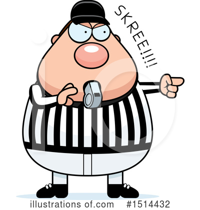 Royalty-Free (RF) Referee Clipart Illustration by Cory Thoman - Stock Sample #1514432
