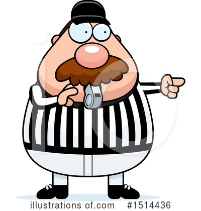 Royalty-Free (RF) Referee Clipart Illustration by Cory Thoman - Stock Sample #1514436