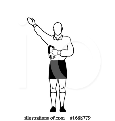 Royalty-Free (RF) Referee Clipart Illustration by patrimonio - Stock Sample #1688779