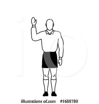 Royalty-Free (RF) Referee Clipart Illustration by patrimonio - Stock Sample #1688780