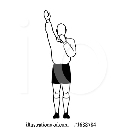 Royalty-Free (RF) Referee Clipart Illustration by patrimonio - Stock Sample #1688784