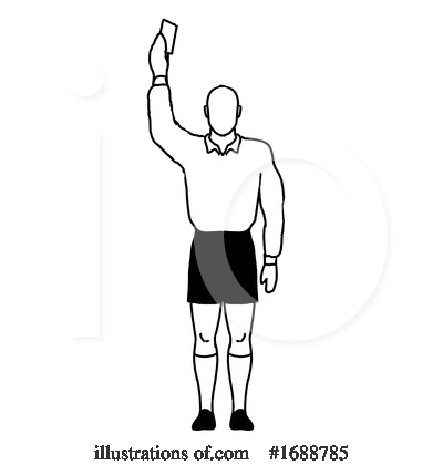 Royalty-Free (RF) Referee Clipart Illustration by patrimonio - Stock Sample #1688785