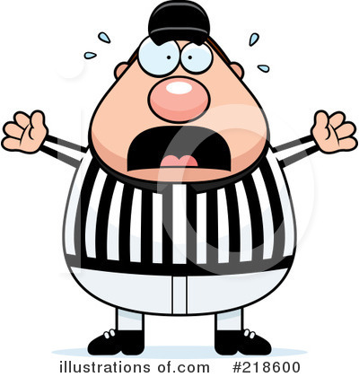 Royalty-Free (RF) Referee Clipart Illustration by Cory Thoman - Stock Sample #218600