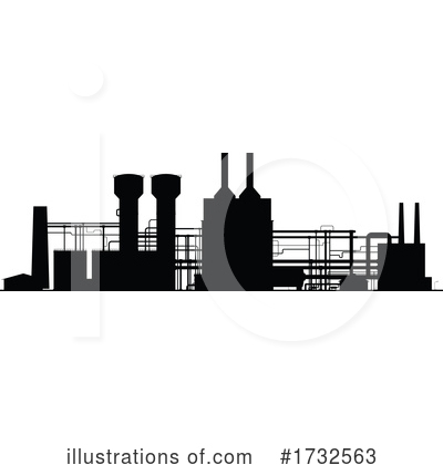 Refinery Clipart #1732563 by Vector Tradition SM