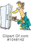 Refrigerator Clipart #1048142 by toonaday