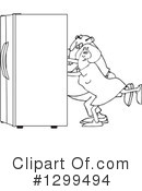 Refrigerator Clipart #1299494 by djart