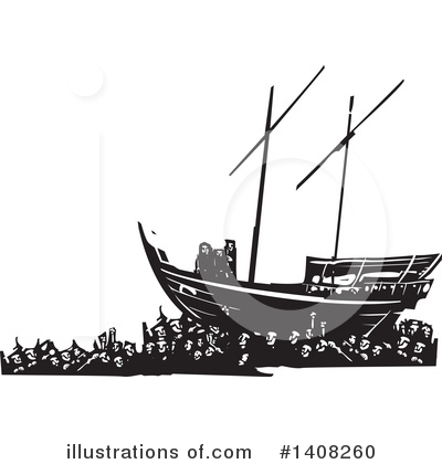 Royalty-Free (RF) Refugees Clipart Illustration by xunantunich - Stock Sample #1408260