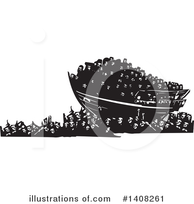 Royalty-Free (RF) Refugees Clipart Illustration by xunantunich - Stock Sample #1408261