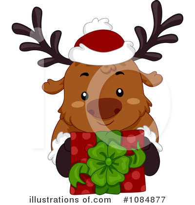 Royalty-Free (RF) Reindeer Clipart Illustration by BNP Design Studio - Stock Sample #1084877