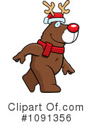 Reindeer Clipart #1091356 by Cory Thoman
