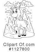 Reindeer Clipart #1127800 by visekart