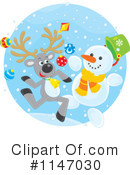 Reindeer Clipart #1147030 by Alex Bannykh