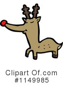 Reindeer Clipart #1149985 by lineartestpilot