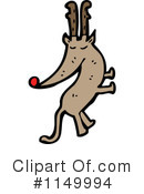 Reindeer Clipart #1149994 by lineartestpilot