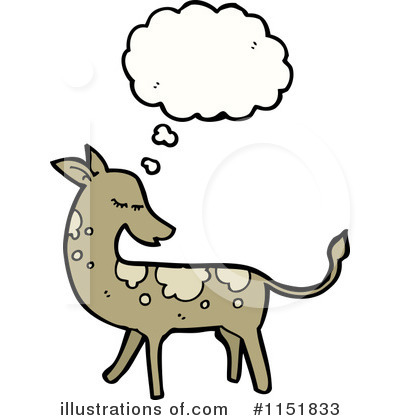 Royalty-Free (RF) Reindeer Clipart Illustration by lineartestpilot - Stock Sample #1151833