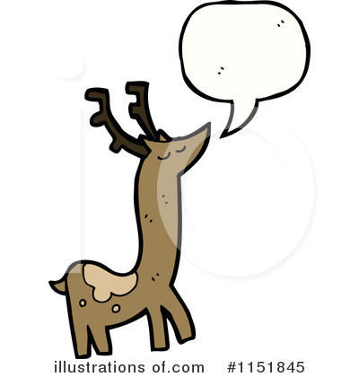 Royalty-Free (RF) Reindeer Clipart Illustration by lineartestpilot - Stock Sample #1151845
