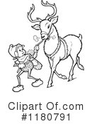 Reindeer Clipart #1180791 by Prawny Vintage