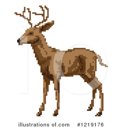 Stag Clipart #1219176 by AtStockIllustration