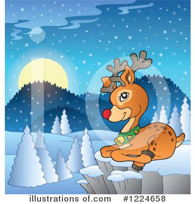 Reindeer Clipart #1224658 by visekart