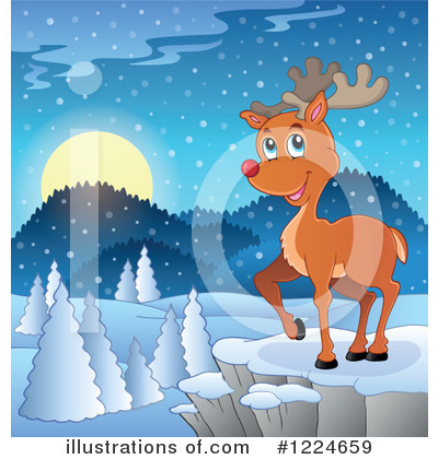 Reindeer Clipart #1224659 by visekart